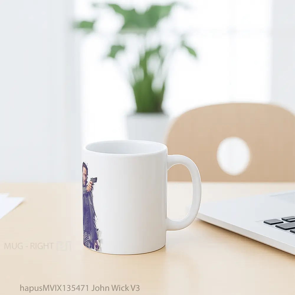 Mug John Wick V3 Gelas Keramik Unik - All-side / Desain