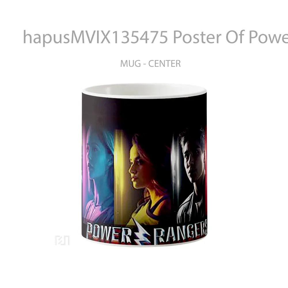 Mug Poster Of Power Rangers Gelas Keramik Unik