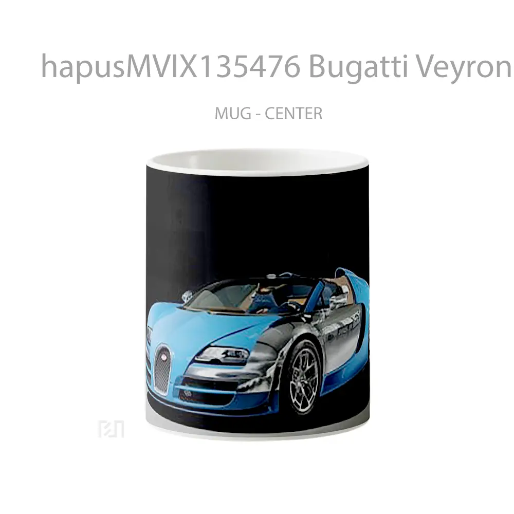 Mug Bugatti Veyron Grand Sport Vitesse Cangkir Mobil