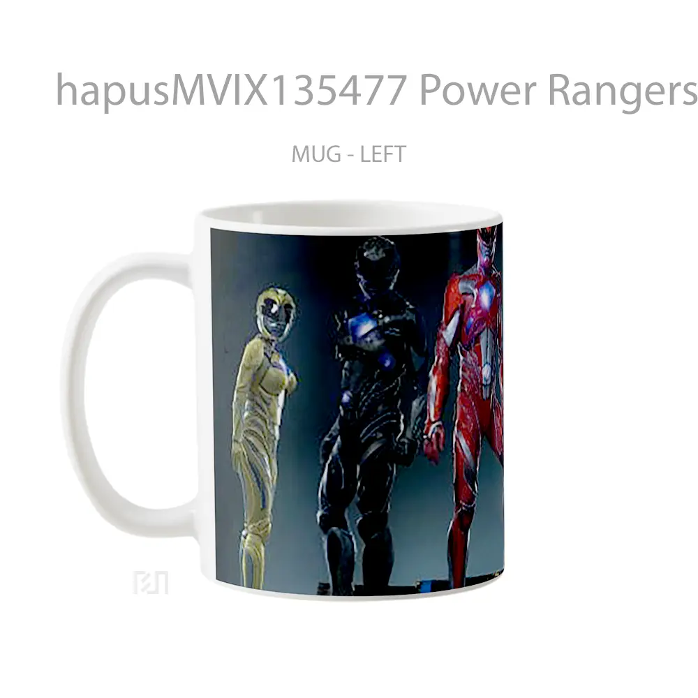 Mug Power Rangers 2017 Gelas Keramik Unik - All-side / Desain