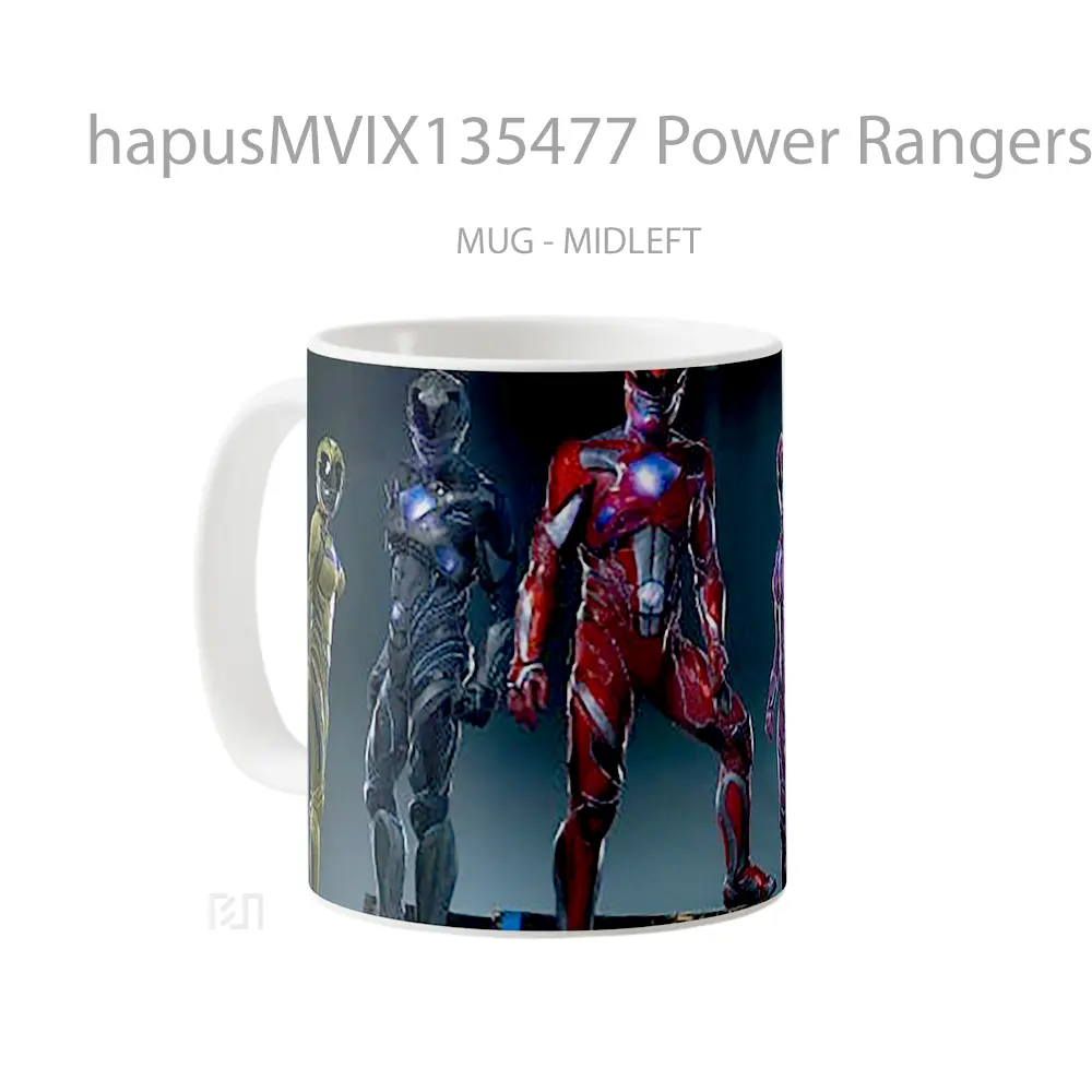 Mug Power Rangers 2017 Gelas Keramik Unik - All-side / Desain