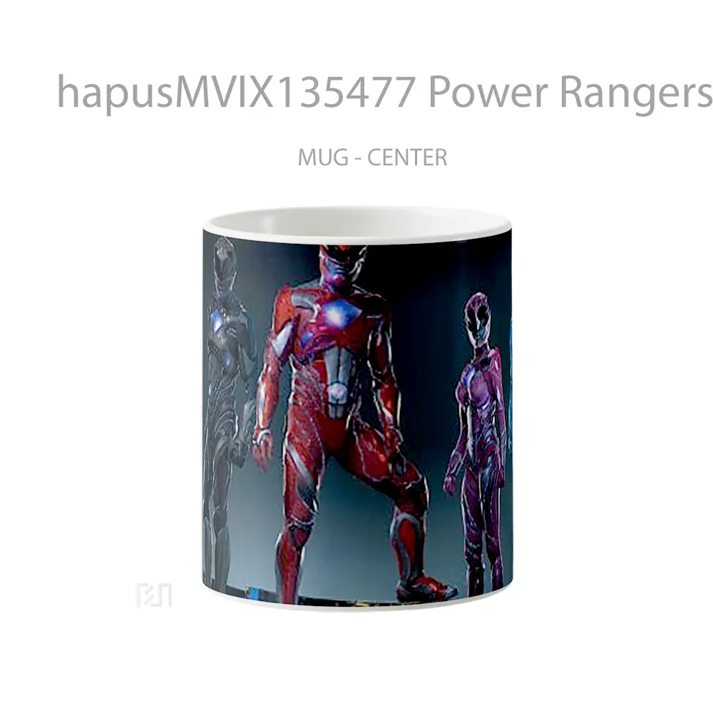 Mug Power Rangers 2017 Gelas Keramik Unik