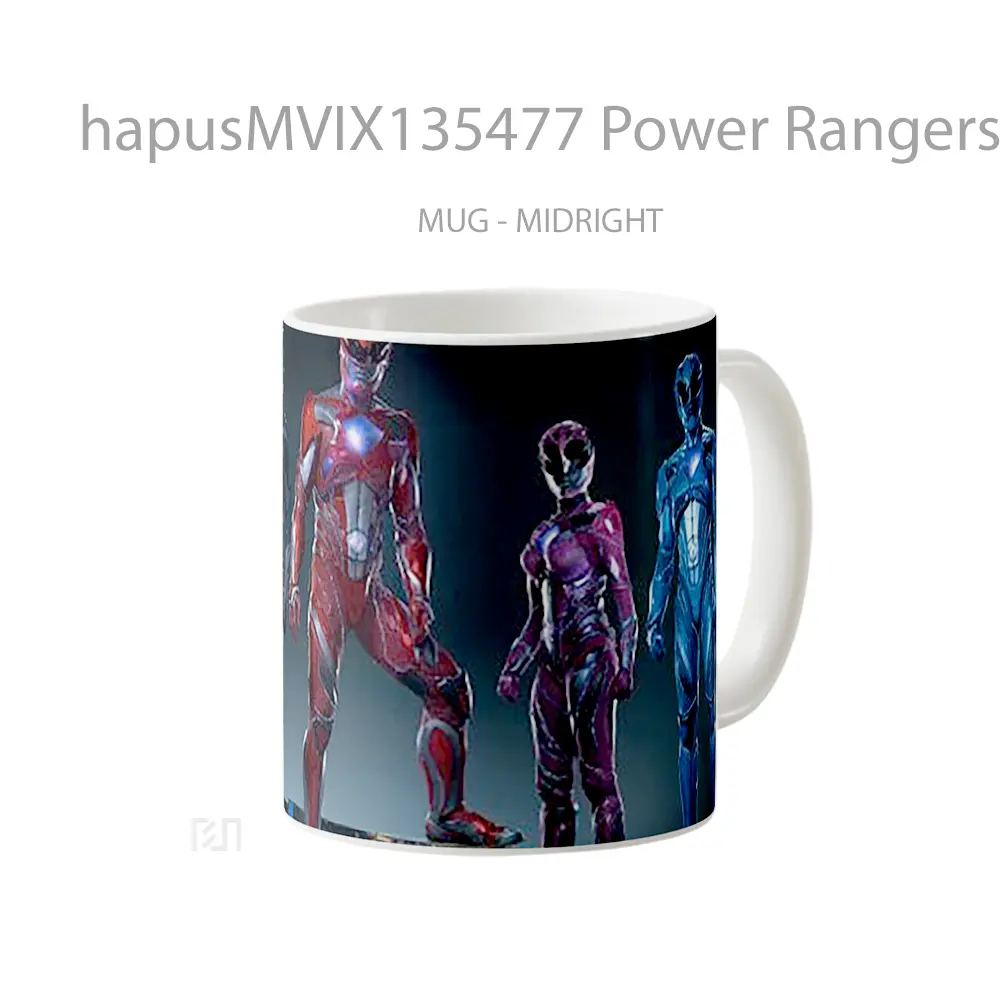 Mug Power Rangers 2017 Gelas Keramik Unik - All-side / Desain