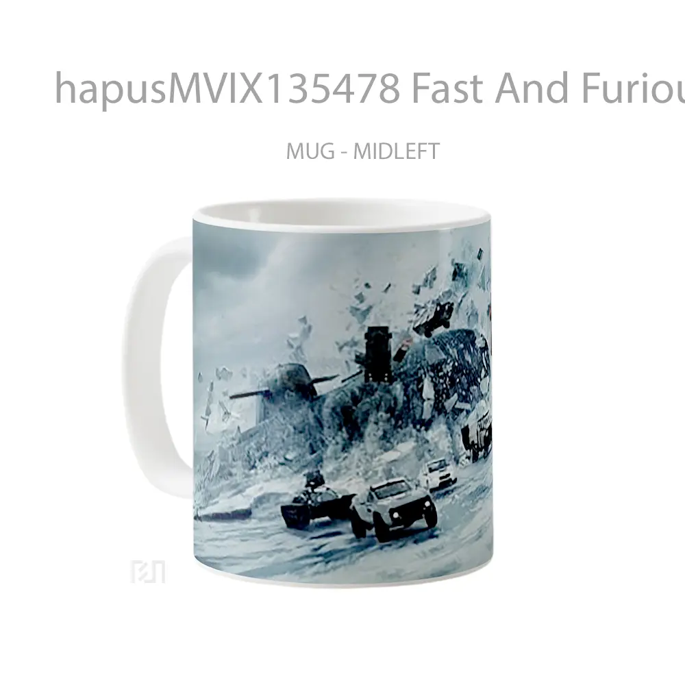 Mug Fast And Furious 8 V1 Gelas Keramik Unik - All-side / Desain