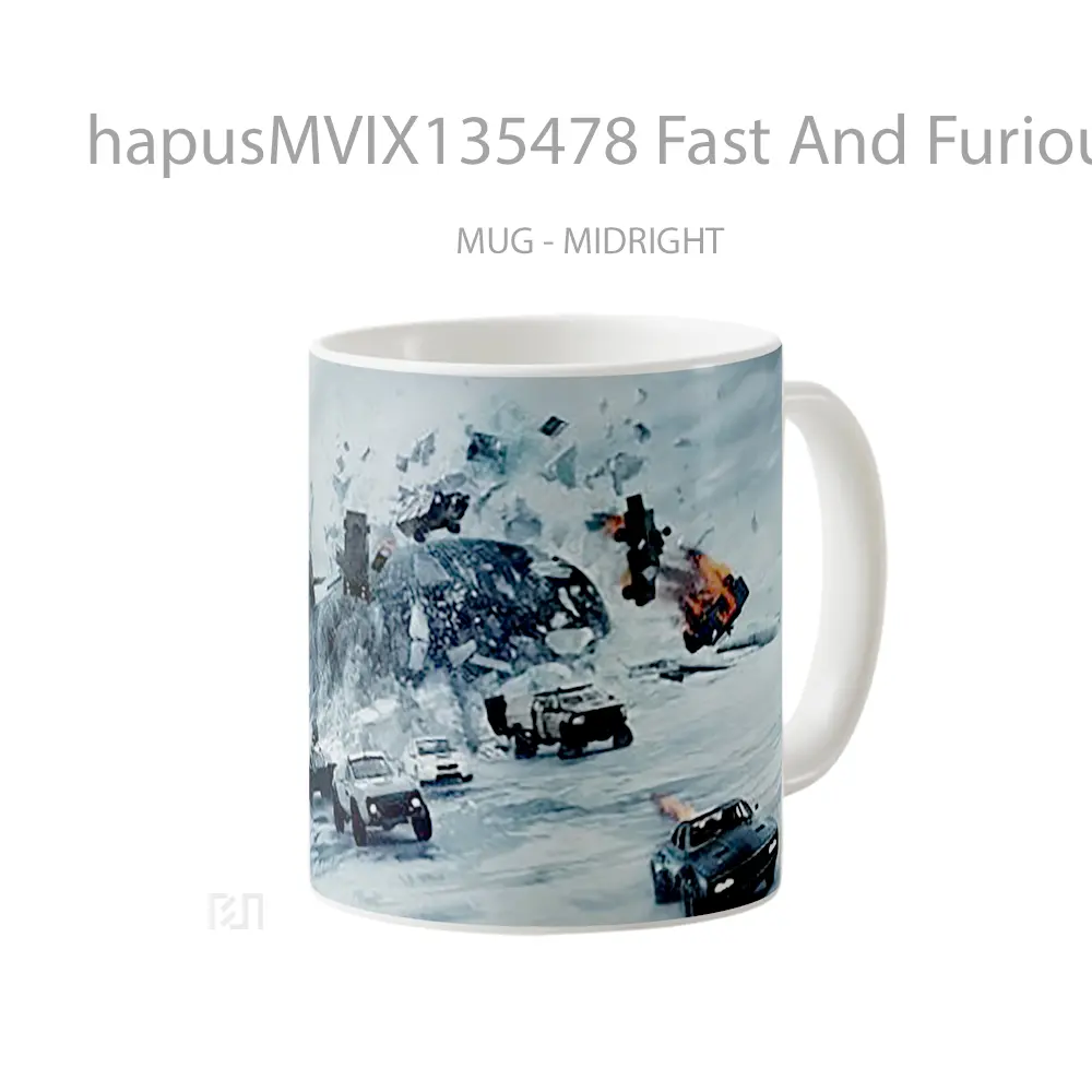 Mug Fast And Furious 8 V1 Gelas Keramik Unik - All-side / Desain
