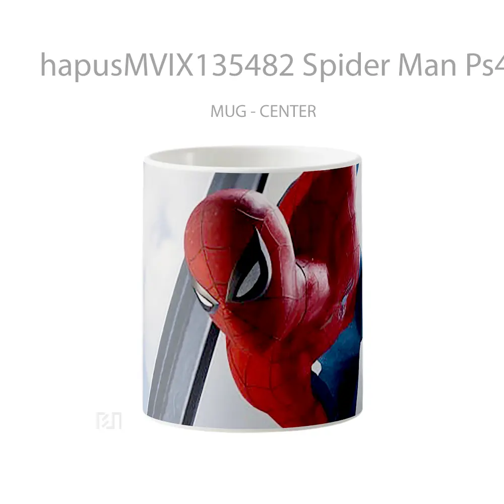 Mug Spider Man Ps4 Watching Gelas Superhero