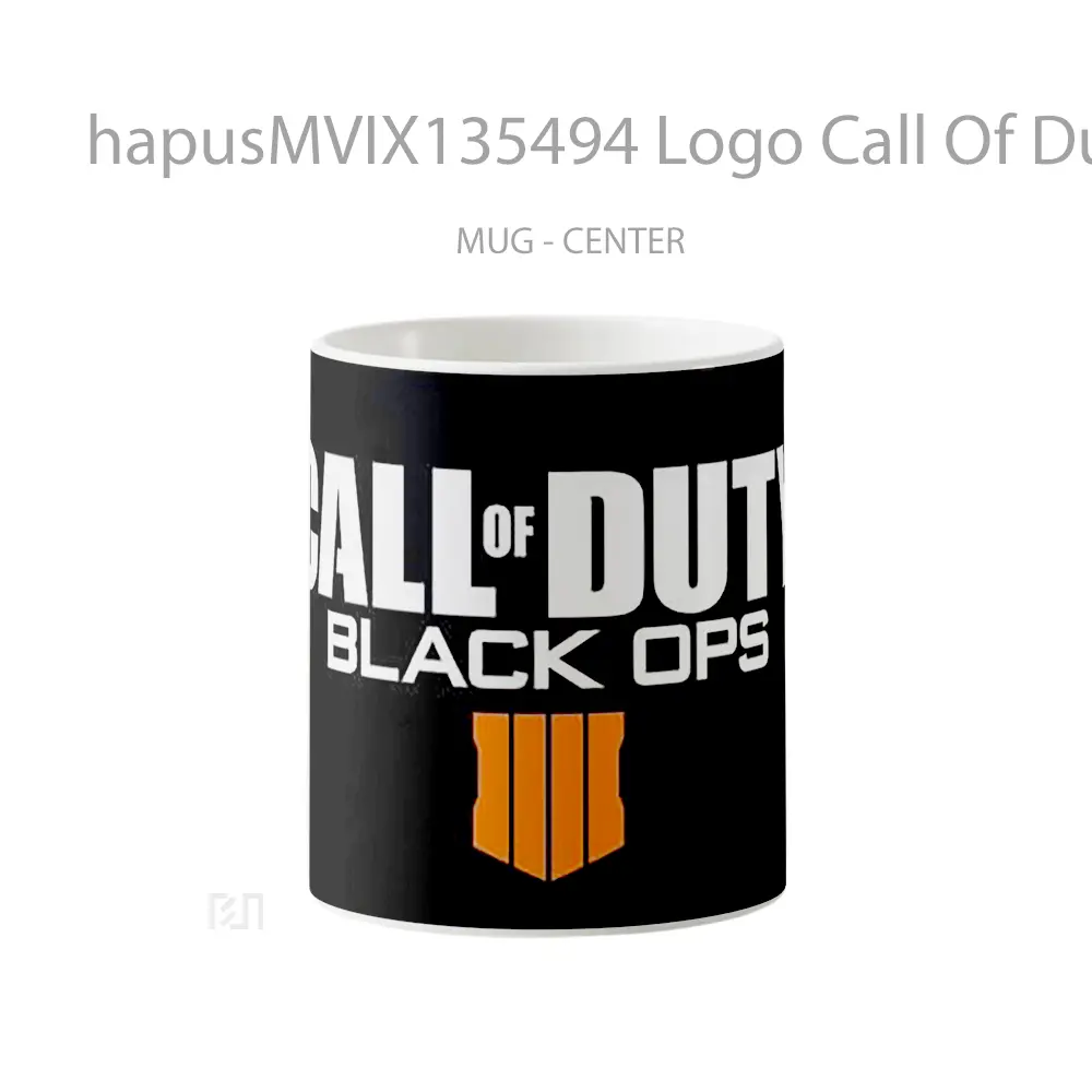 Mug Logo Call Of Duty Black Ops 4 Cangkir Gamer