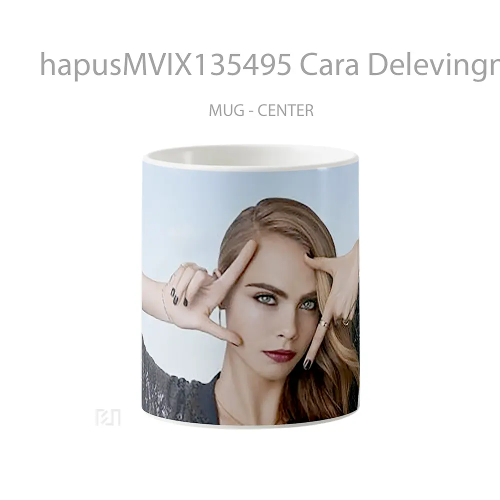 Mug Cara Delevingne V2 Gelas Keramik Unik
