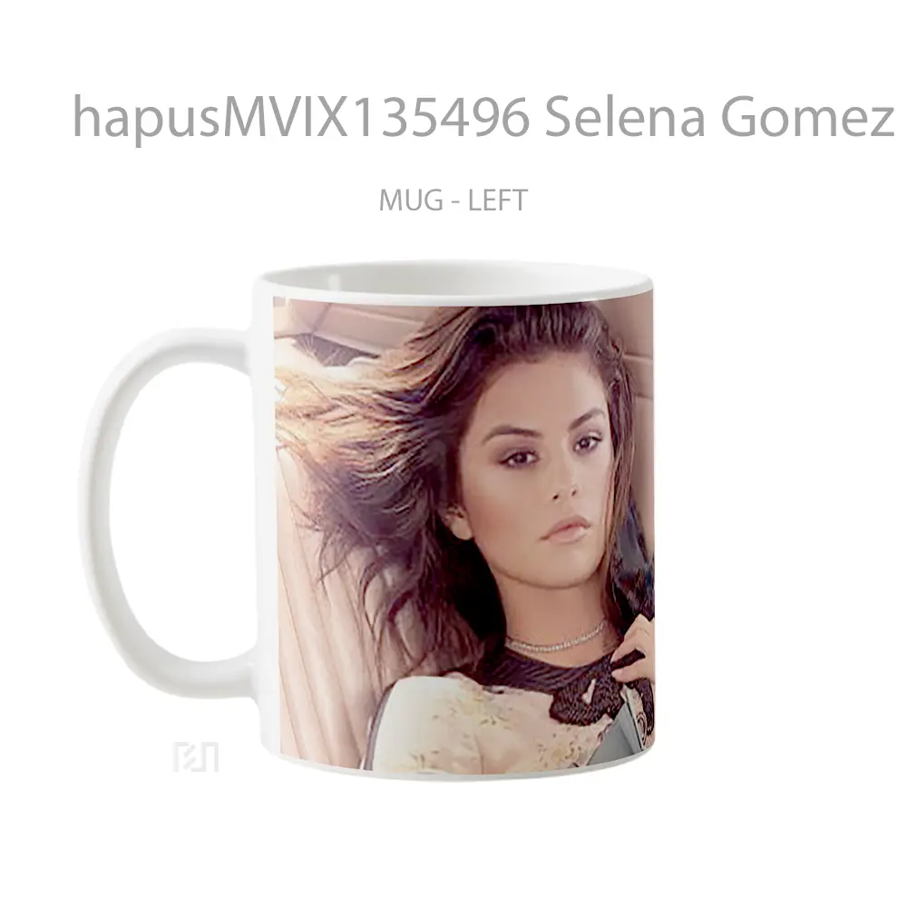 Mug Selena Gomez Coach Gelas Selebriti - All-side / Desain