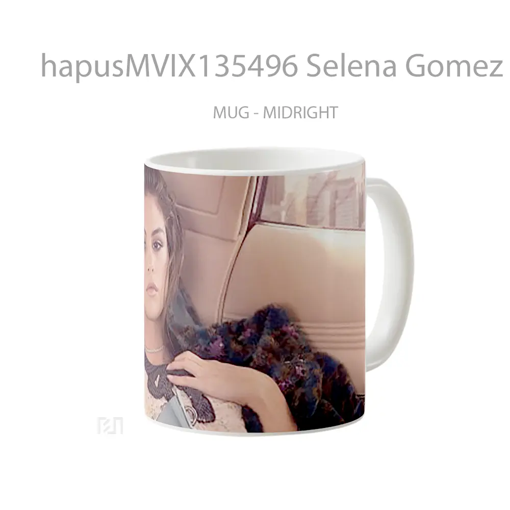 Mug Selena Gomez Coach Gelas Selebriti - All-side / Desain