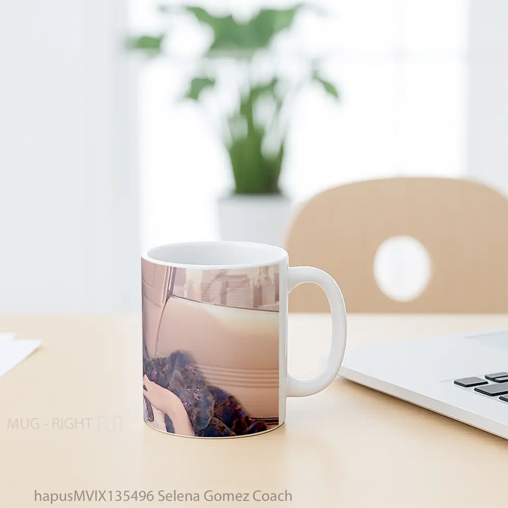 Mug Selena Gomez Coach Gelas Selebriti - All-side / Desain