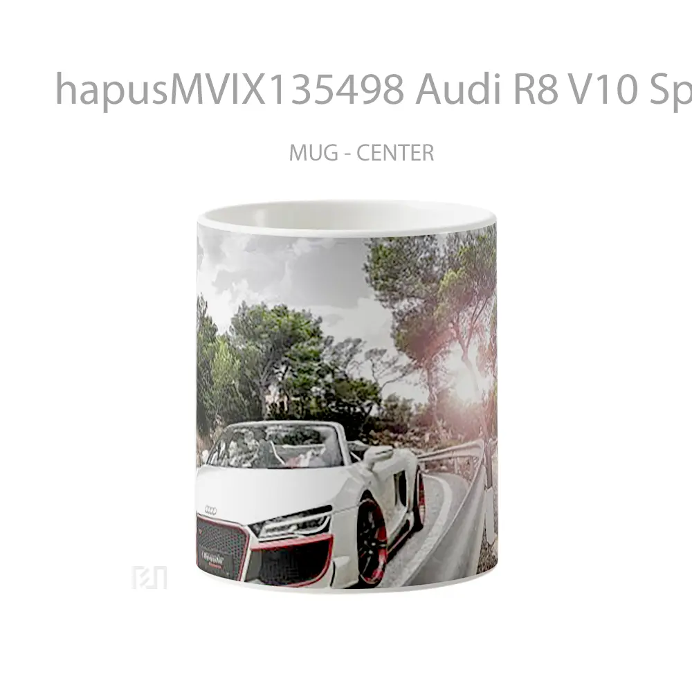 Mug Audi R8 V10 Spyder By Regula Tuning Cangkir Mobil