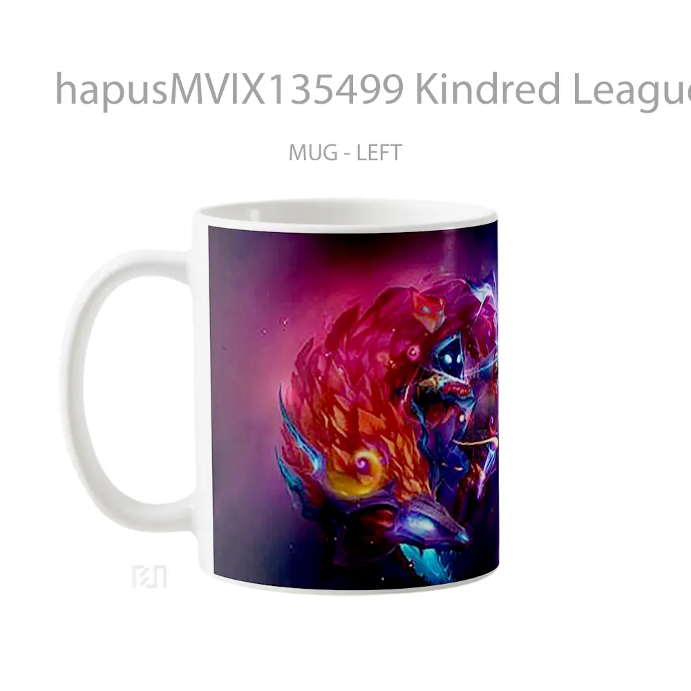 Mug Kindred League Of Legends V1 Cangkir Gamer - All-side / Desain