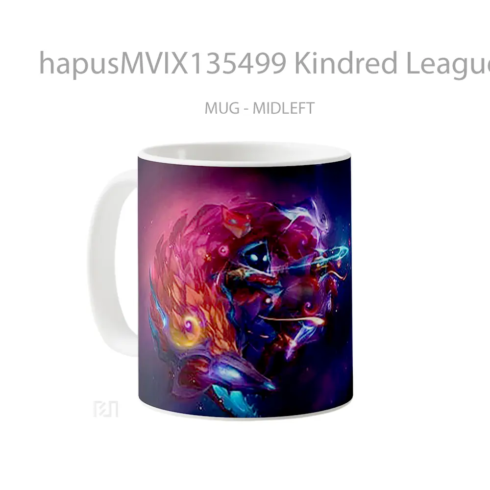 Mug Kindred League Of Legends V1 Cangkir Gamer - All-side / Desain