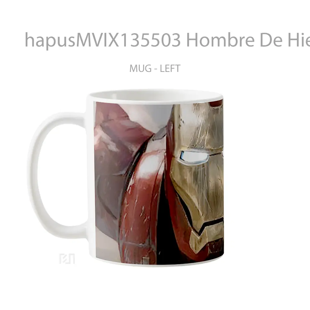 Mug Hombre De Hierro V2 Gelas Keramik Unik - All-side / Desain