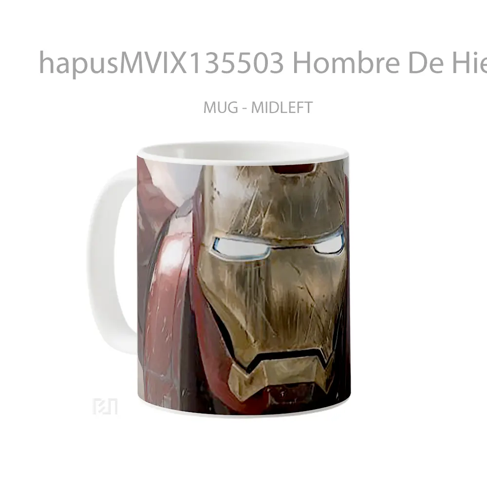 Mug Hombre De Hierro V2 Gelas Keramik Unik - All-side / Desain