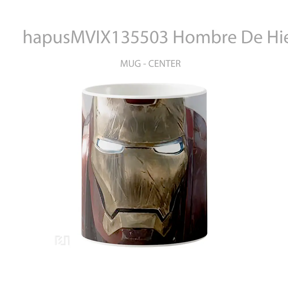 Mug Hombre De Hierro V2 Gelas Keramik Unik