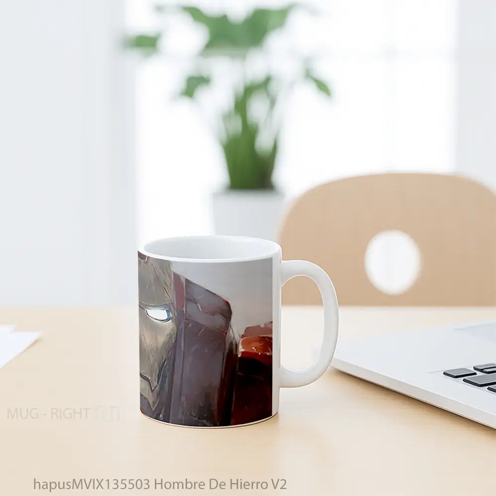Mug Hombre De Hierro V2 Gelas Keramik Unik - All-side / Desain