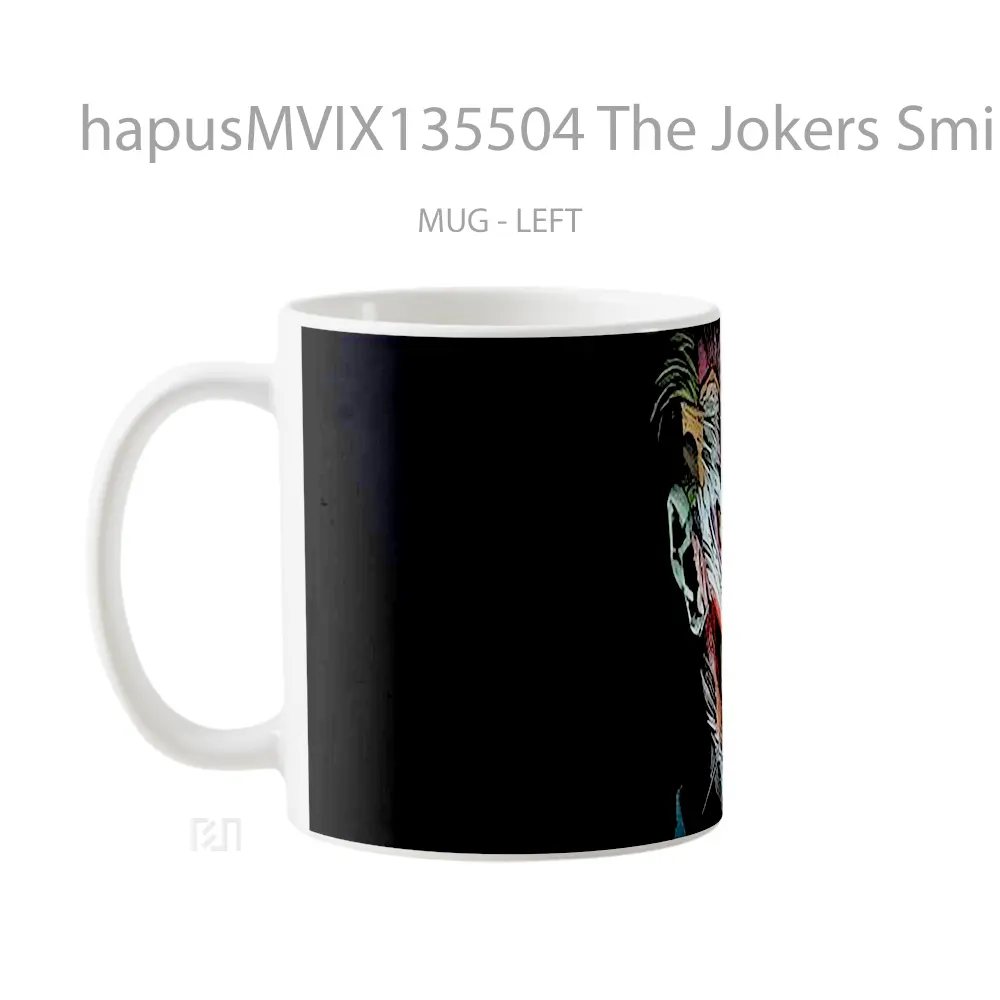 Mug The Jokers Smile Gelas Keramik Unik - All-side / Desain
