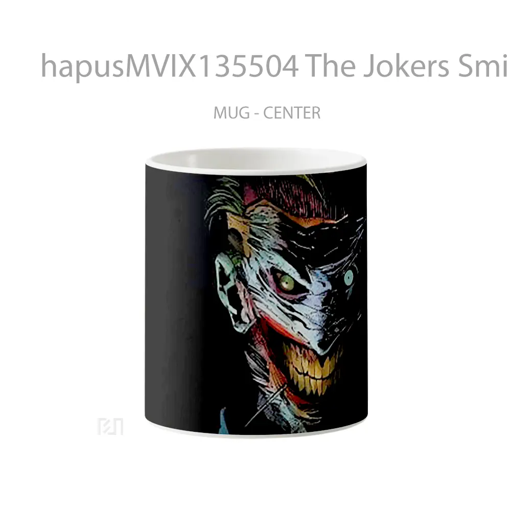 Mug The Jokers Smile Gelas Keramik Unik