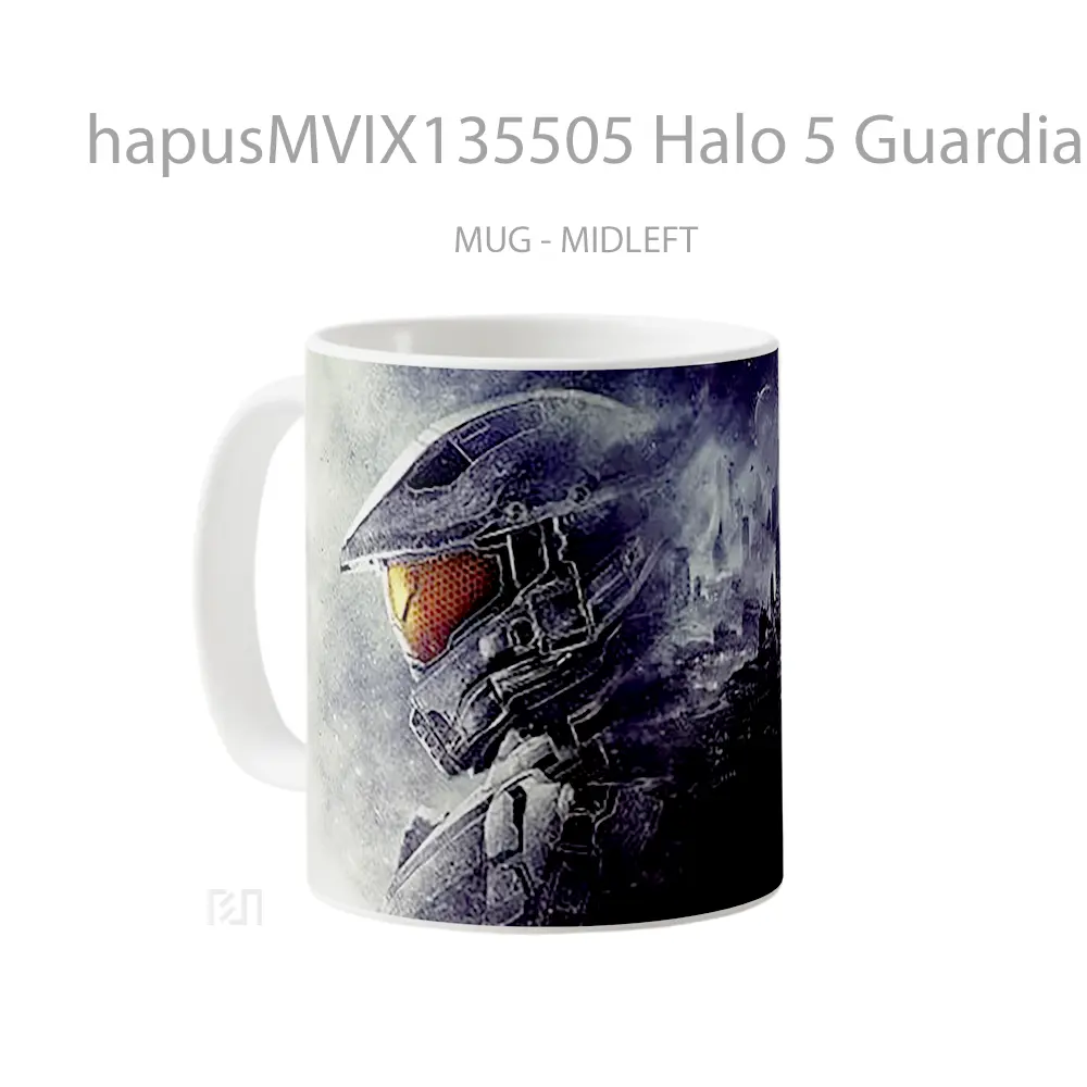 Mug Halo 5 Guardians V2 Cangkir Gamer - All-side / Desain