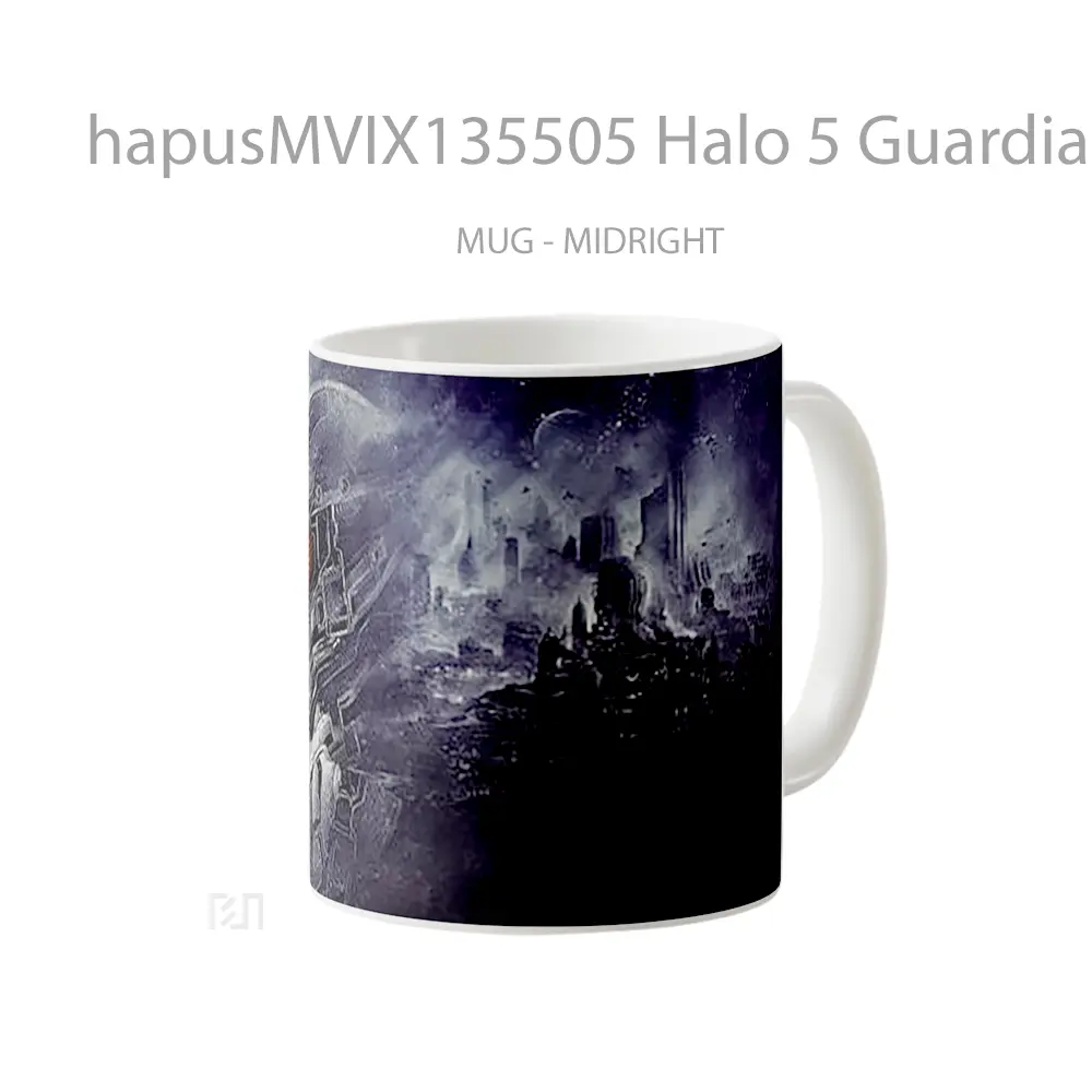 Mug Halo 5 Guardians V2 Cangkir Gamer - All-side / Desain