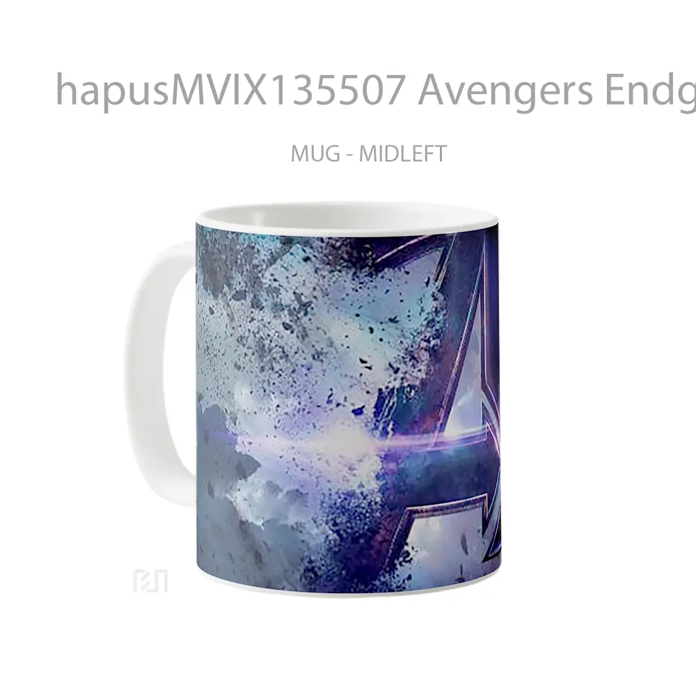 Mug Avengers Endgame V1 Gelas Superhero - All-side / Desain