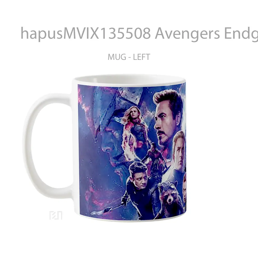 Mug Avengers Endgame V2 Gelas Superhero - All-side / Desain