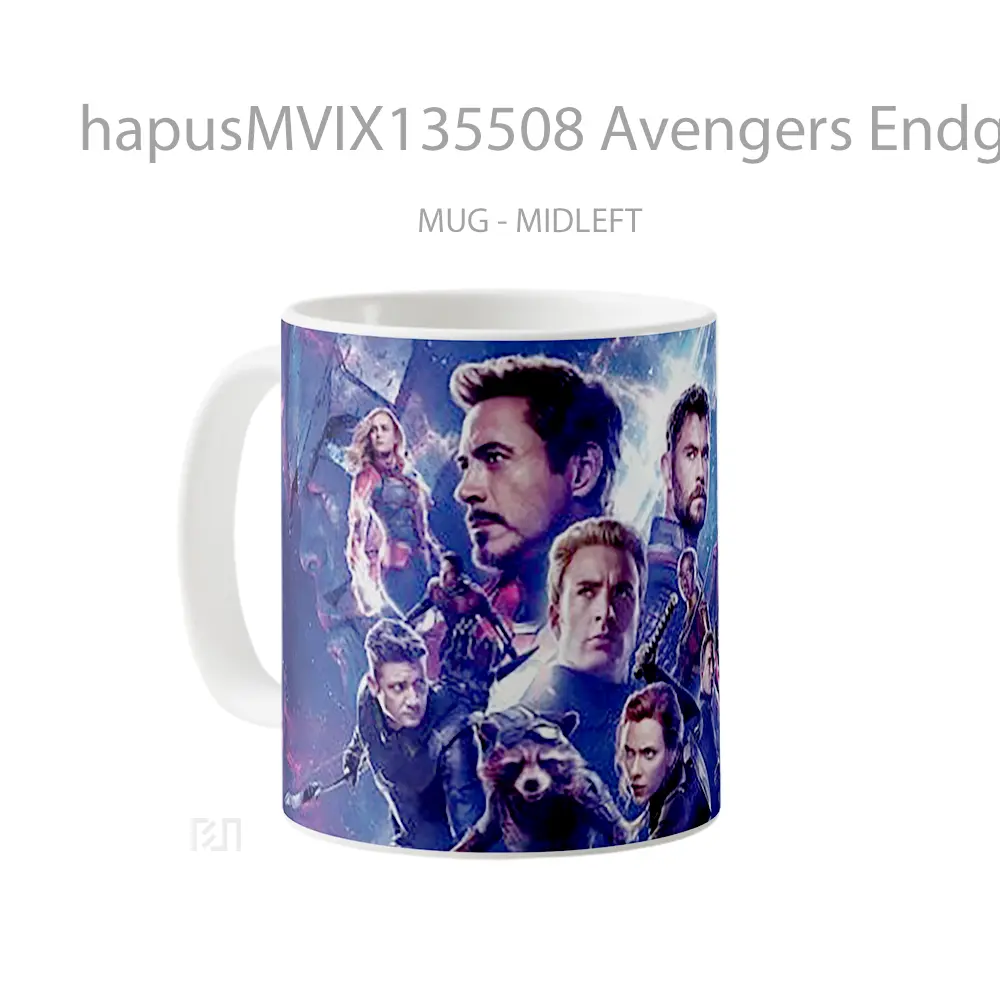 Mug Avengers Endgame V2 Gelas Superhero - All-side / Desain