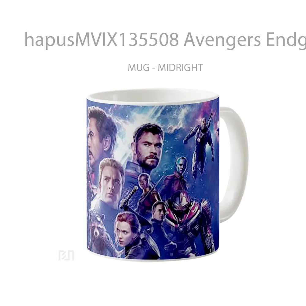 Mug Avengers Endgame V2 Gelas Superhero - All-side / Desain
