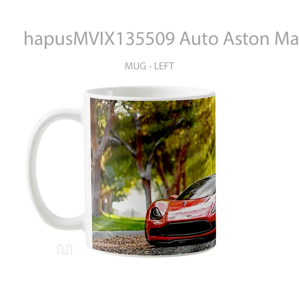 Mug Auto Aston Martin Dbc Cangkir Mobil - All-side / Desain
