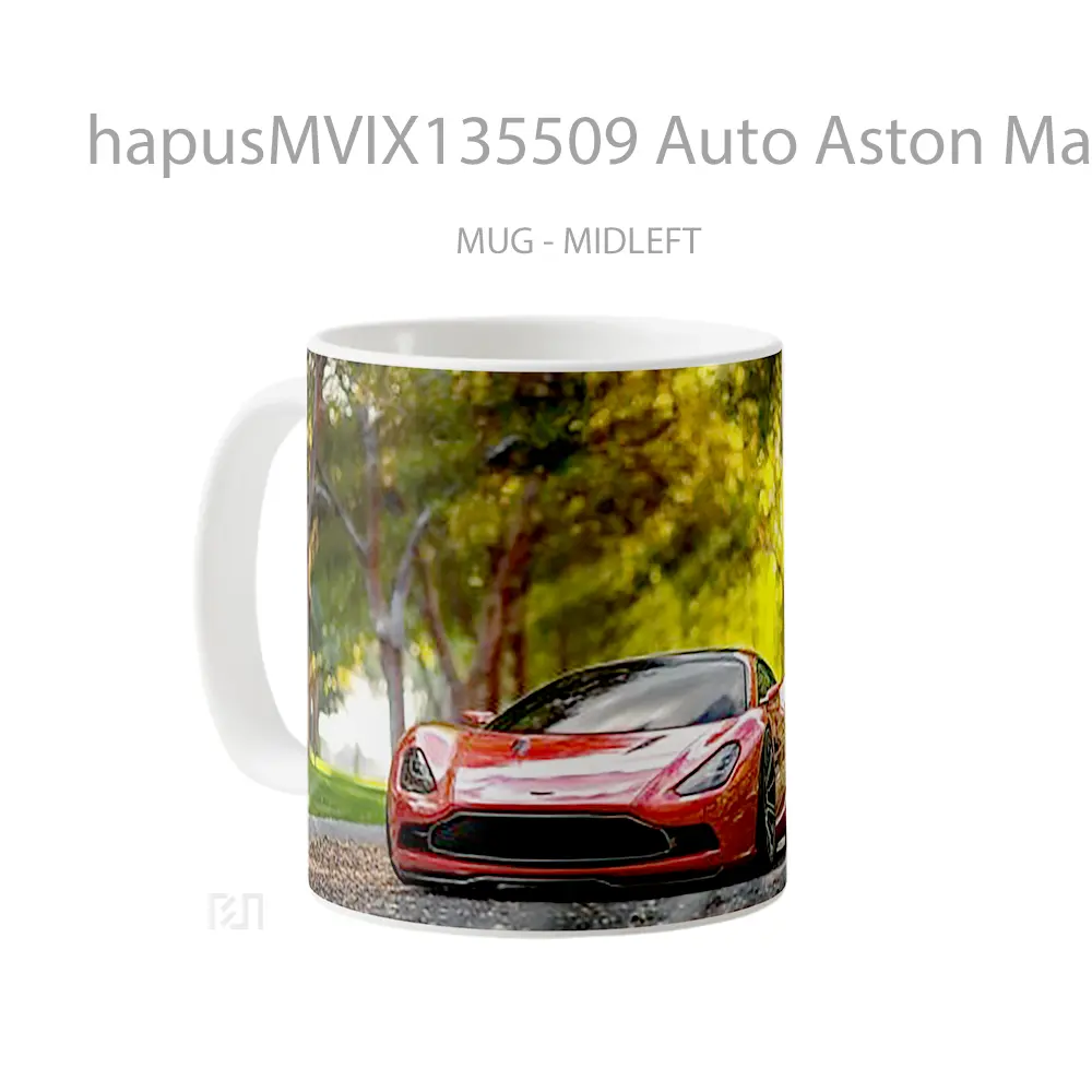 Mug Auto Aston Martin Dbc Cangkir Mobil - All-side / Desain