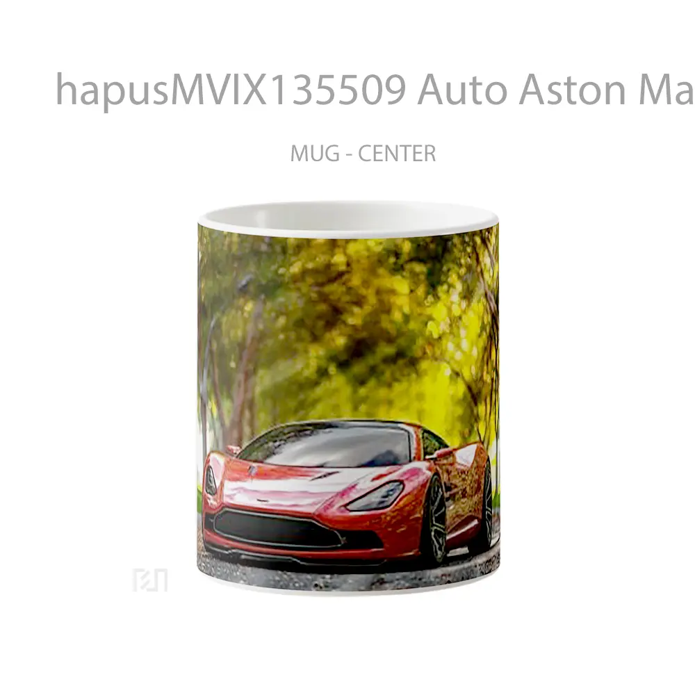 Mug Auto Aston Martin Dbc Cangkir Mobil