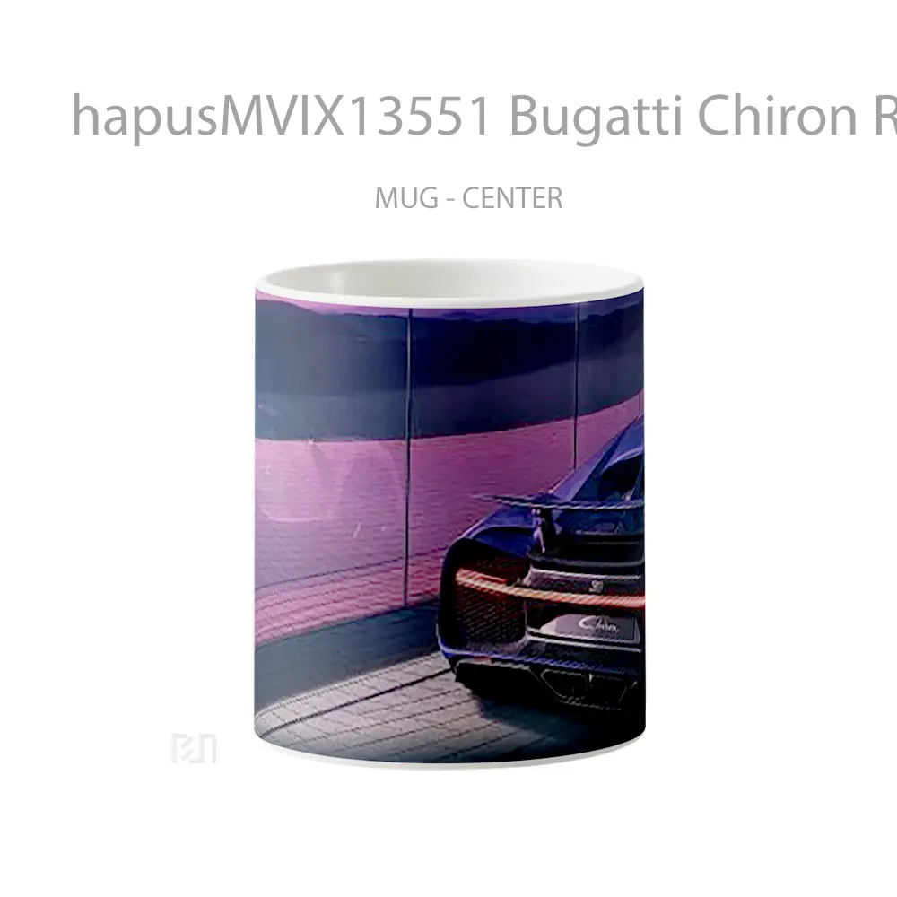 Mug Bugatti Chiron Rear Cangkir Mobil
