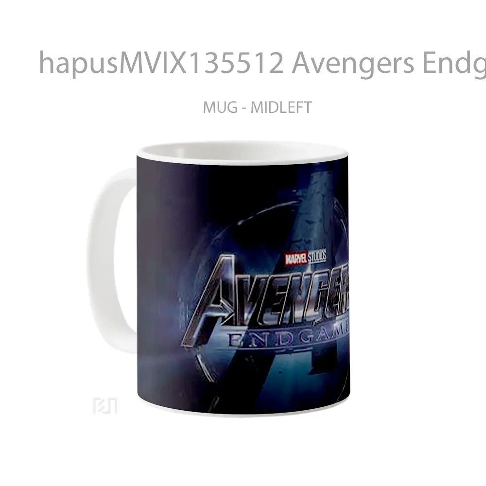 Mug Avengers Endgame Marvel Studios Gelas Superhero - All-side / Desain