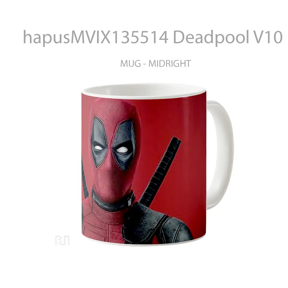 Mug Deadpool V10 Gelas Superhero - All-side / Desain