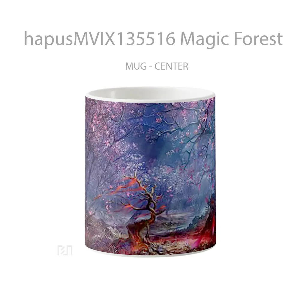Mug Magic Forest Gelas Pemandangan Alam