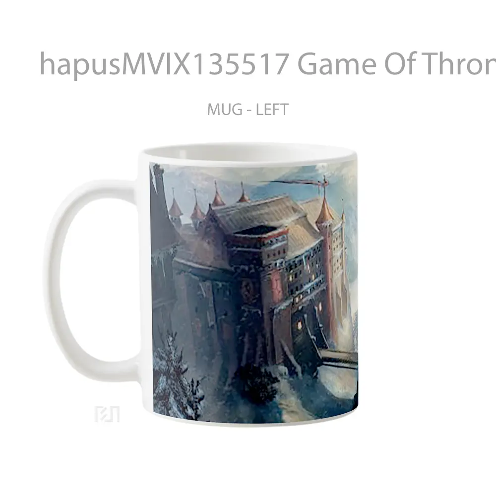 Mug Game Of Thrones Castle Cangkir Gamer - All-side / Desain