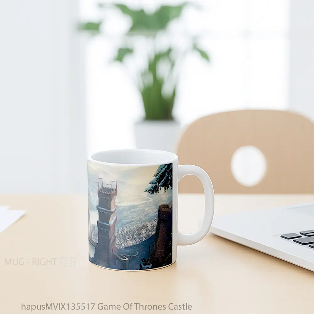 Mug Game Of Thrones Castle Cangkir Gamer - All-side / Desain