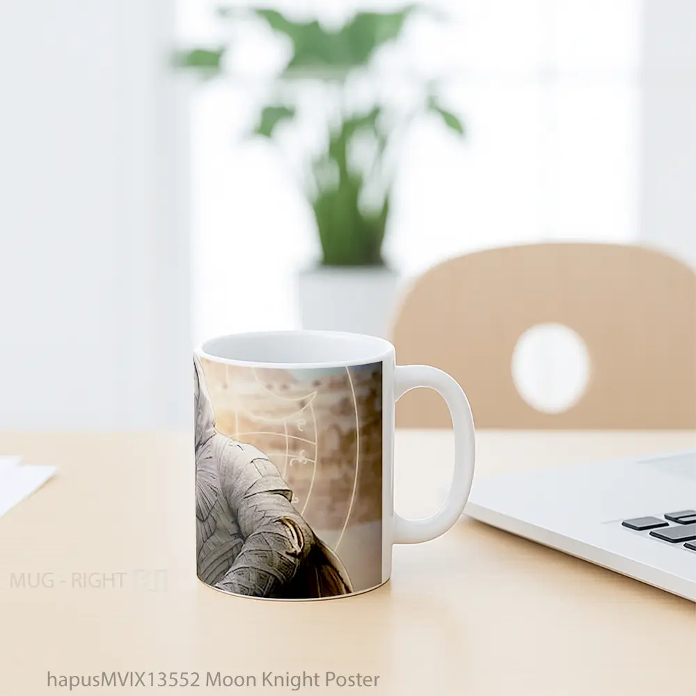 Mug Moon Knight Poster Gelas Fantasi - All-side / Desain