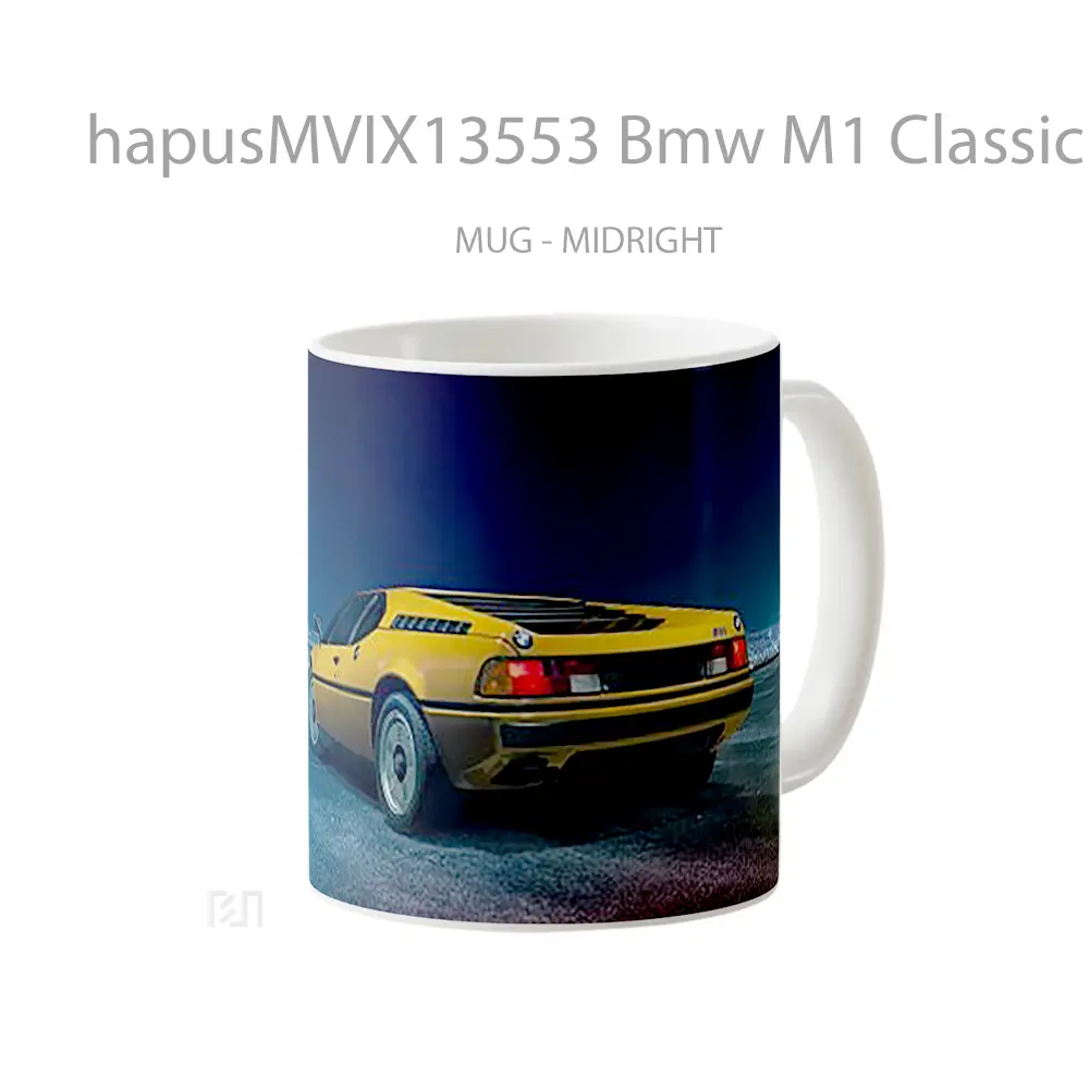 Mug Bmw M1 Classic Cangkir Mobil - All-side / Desain