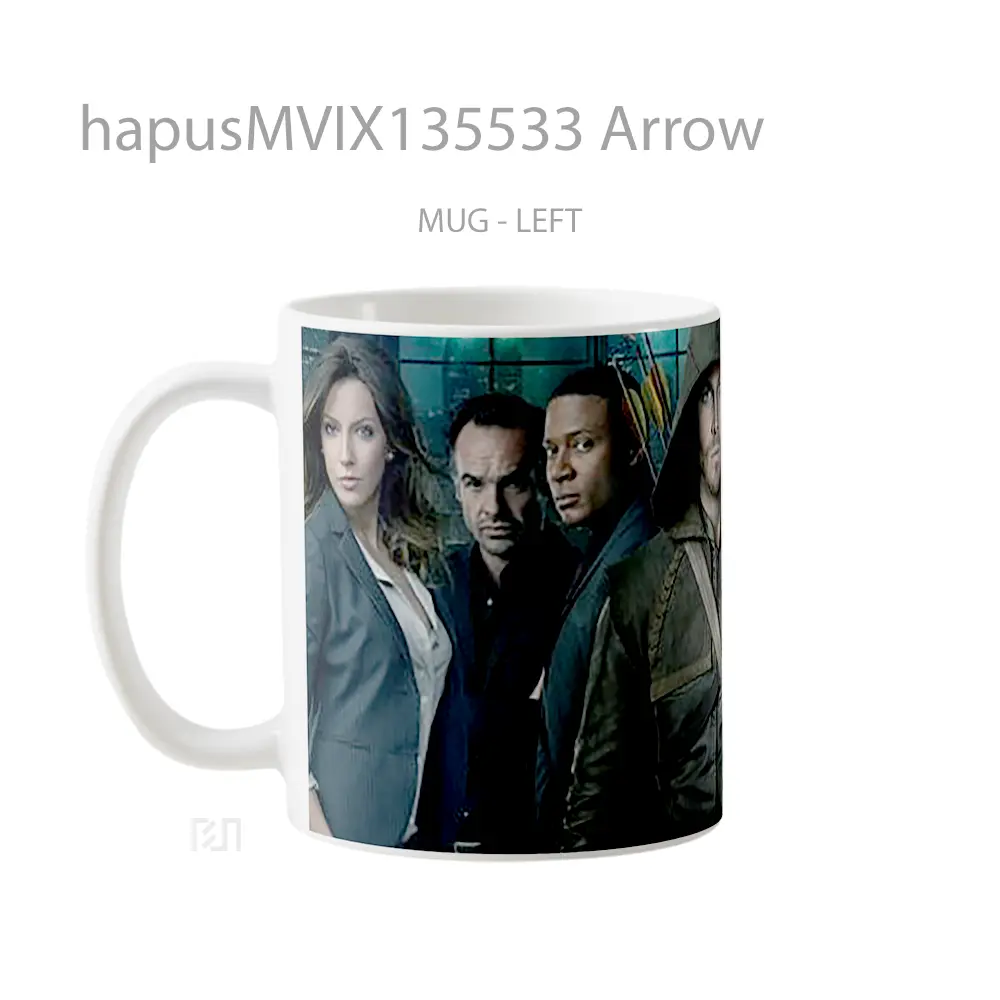 Mug Arrow Gelas Keramik Unik - All-side / Desain