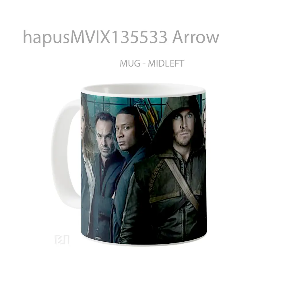 Mug Arrow Gelas Keramik Unik - All-side / Desain