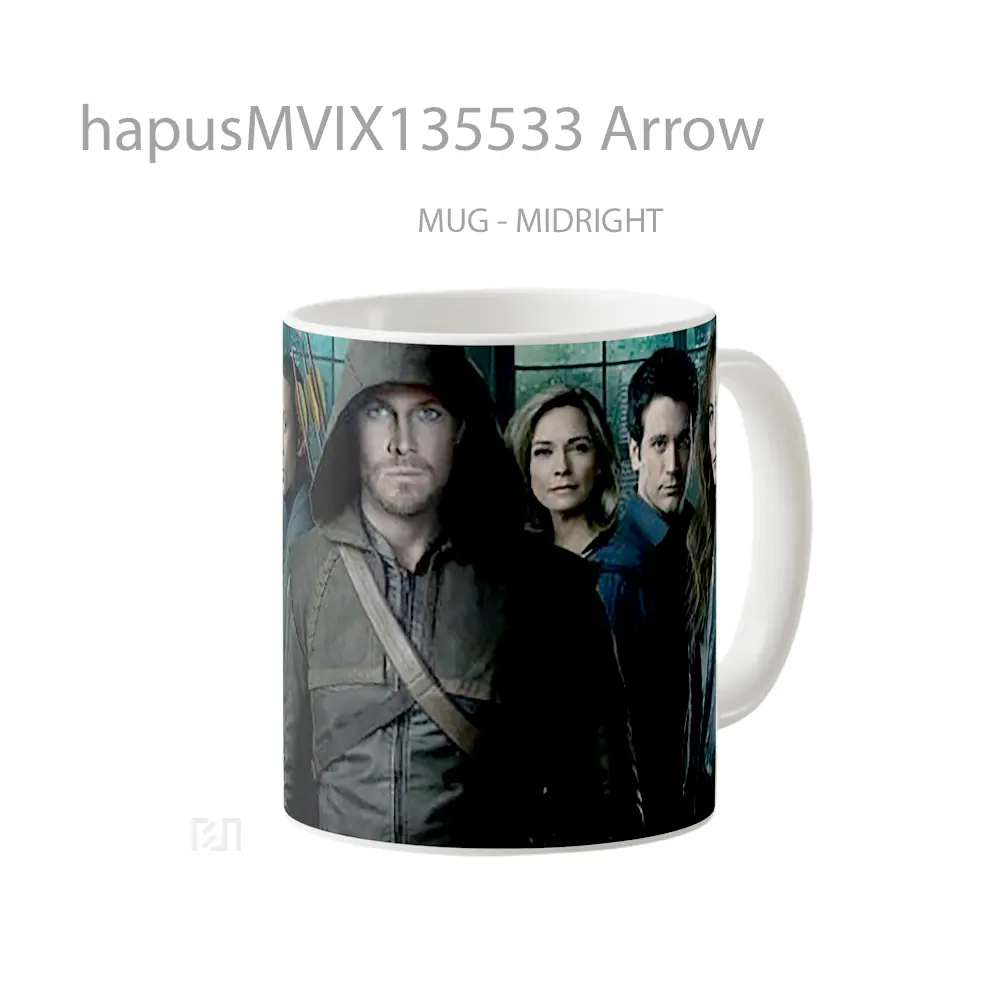 Mug Arrow Gelas Keramik Unik - All-side / Desain