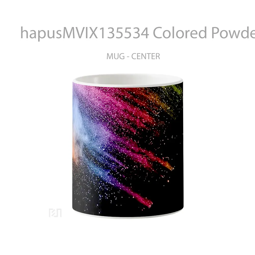 Mug Colored Powders And Fumes Gelas Keramik Unik