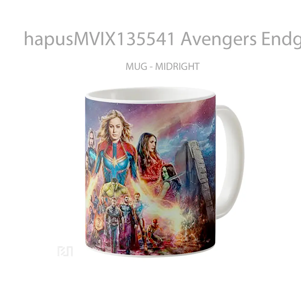 Mug Avengers Endgame V3 Gelas Superhero - All-side / Desain