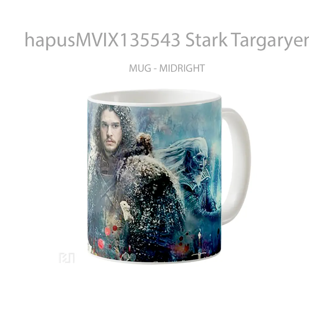 Mug Stark Targaryen Game Of Thrones Cangkir Gamer - All-side / Desain