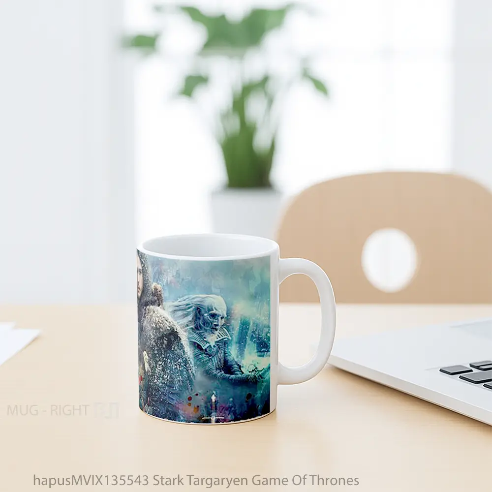 Mug Stark Targaryen Game Of Thrones Cangkir Gamer - All-side / Desain
