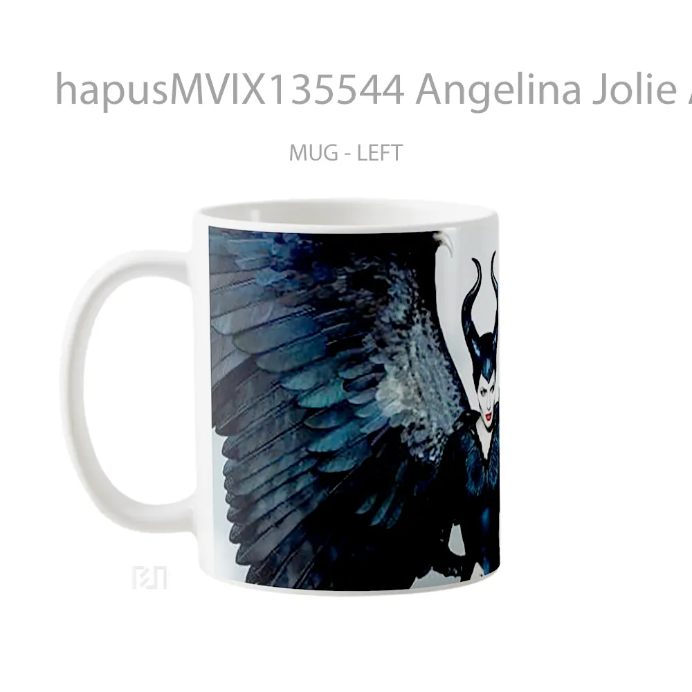 Mug Angelina Jolie As Malefica Gelas Selebriti - All-side / Desain