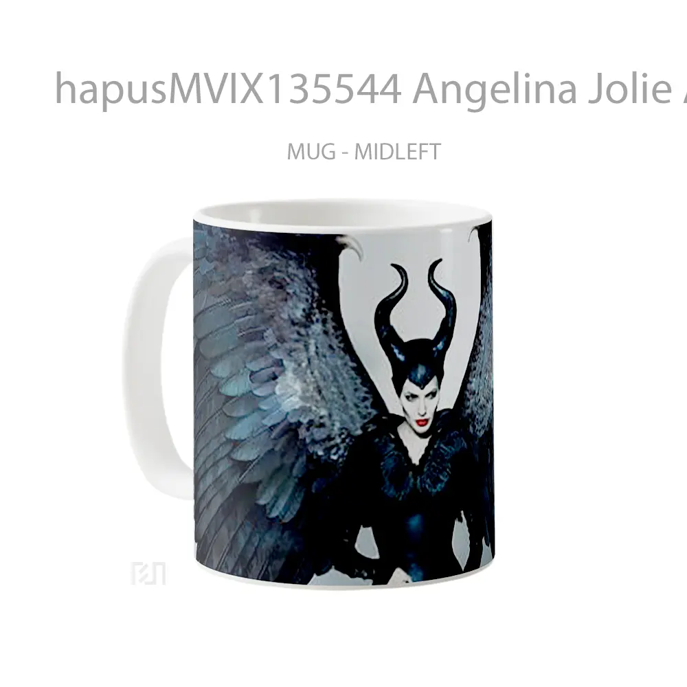 Mug Angelina Jolie As Malefica Gelas Selebriti - All-side / Desain